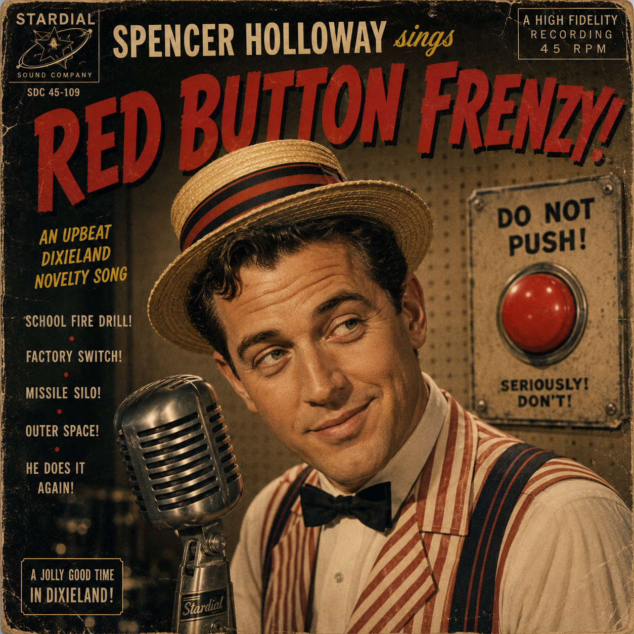 Cover of Red Button Frenzy by Spencer Holloway
