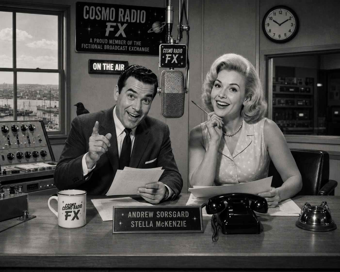 Andrew Sorsgard and Stella McKenzie in Studio A