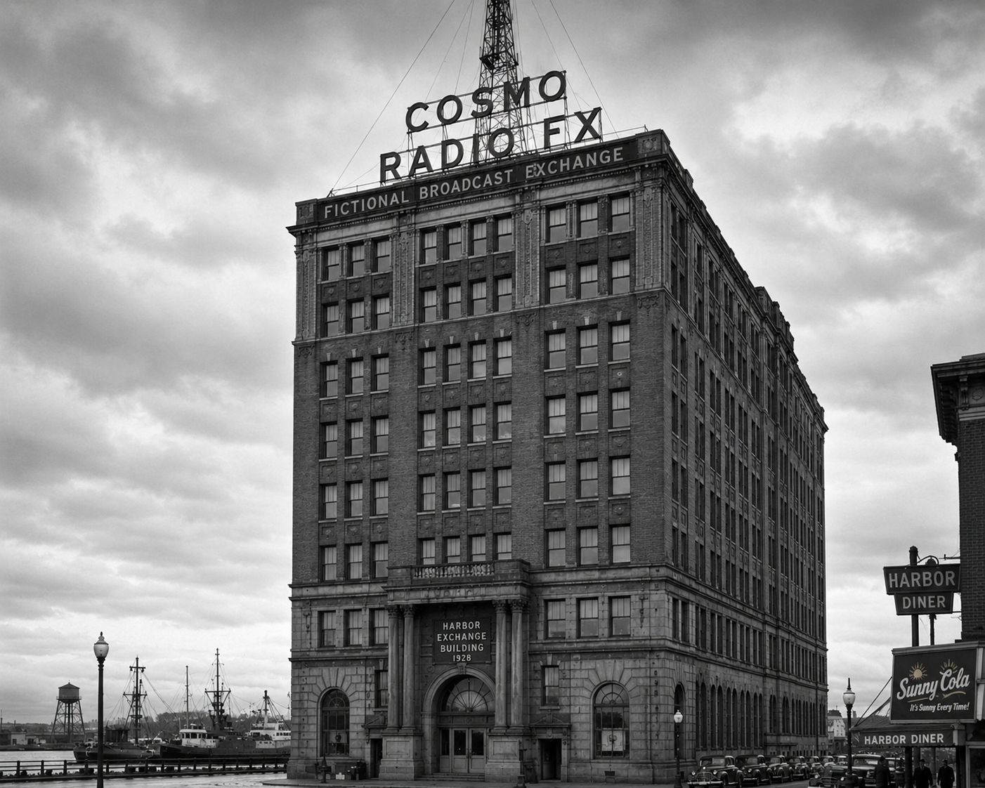 Harbor Exchange Building, home of Cosmo Radio FX